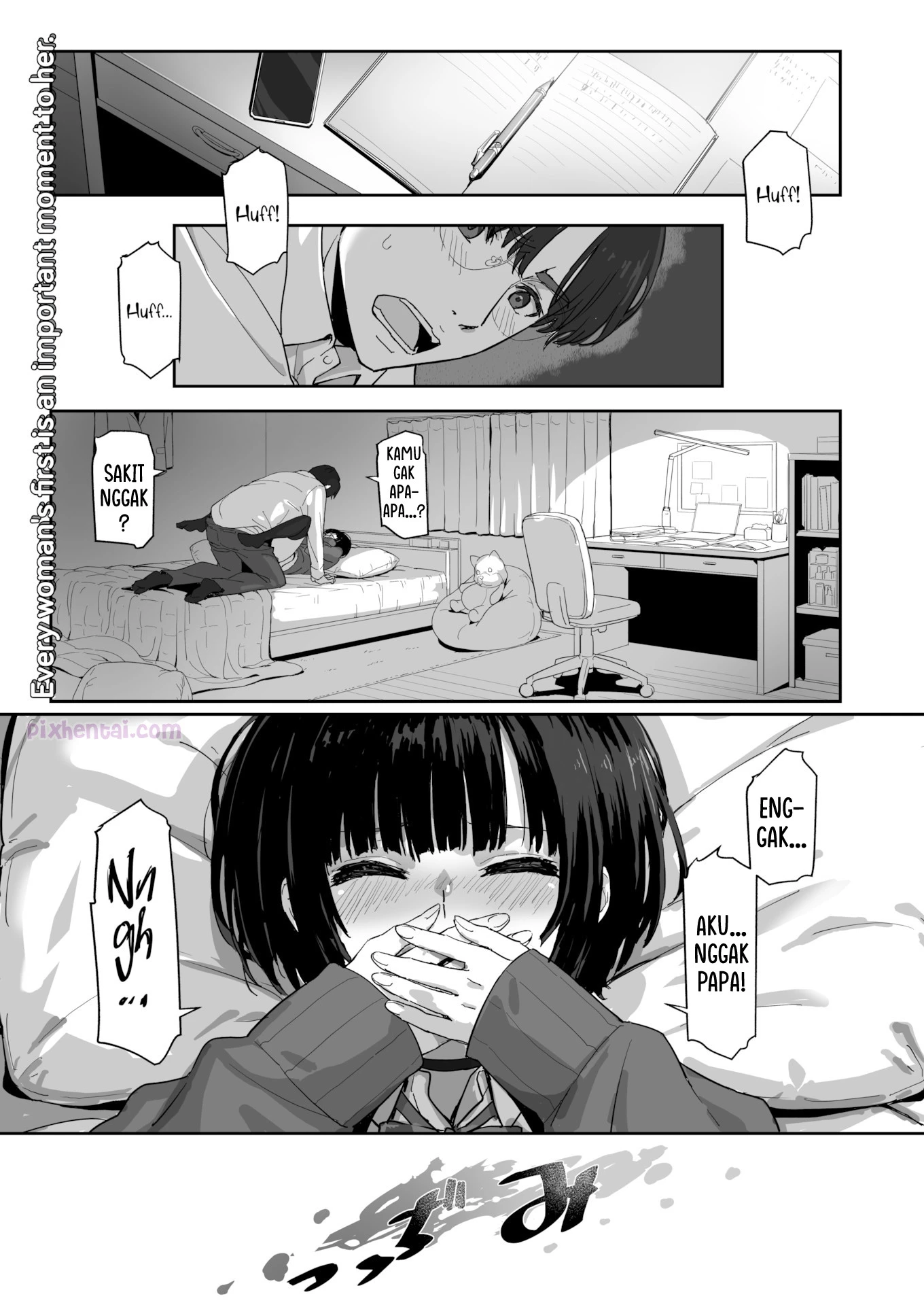 Komik hentai xxx manga sex bokep BenKyou toka Shinakute MO 1